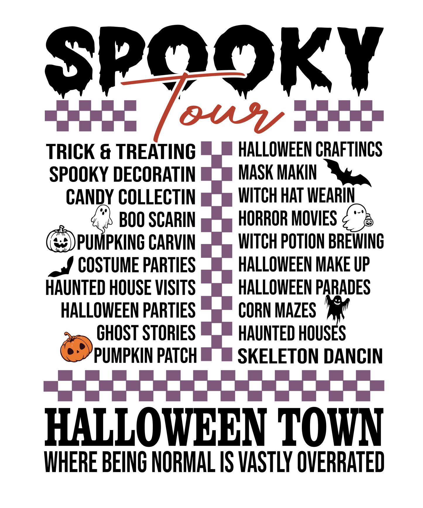 Spooky Tour (Front & Back)